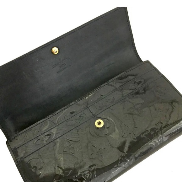 Authentic Louis Vuitton Monogram Vernis Porte Feuille Sarah Wallet - Picture 4 of 5